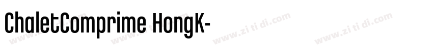 ChaletComprime HongK字体转换